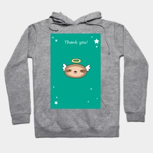 Thank You - Sloth Angel Face Hoodie